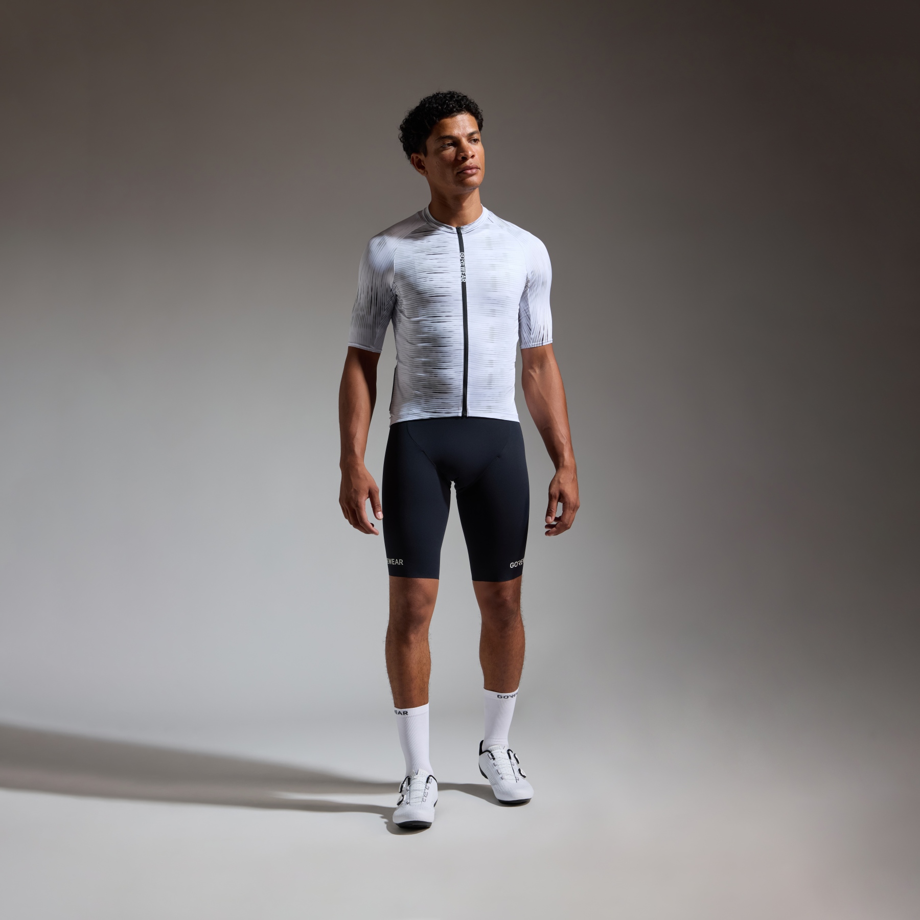 GOREWEAR Spinshift Pixel Short Sleeve Jersey Men - white / black