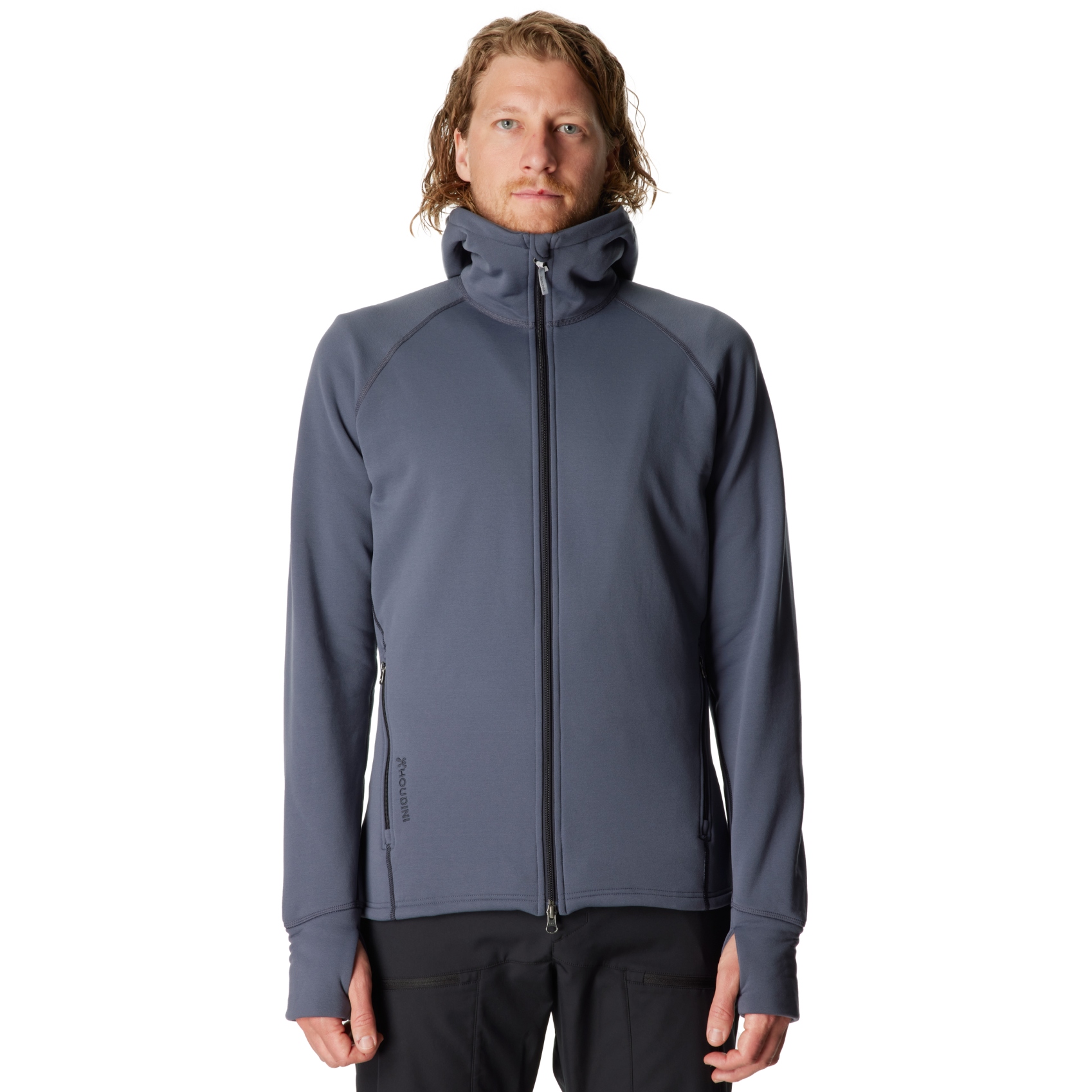 Houdini Power Houdi Fleece Jacket Men - Hombre Blue | BIKE24