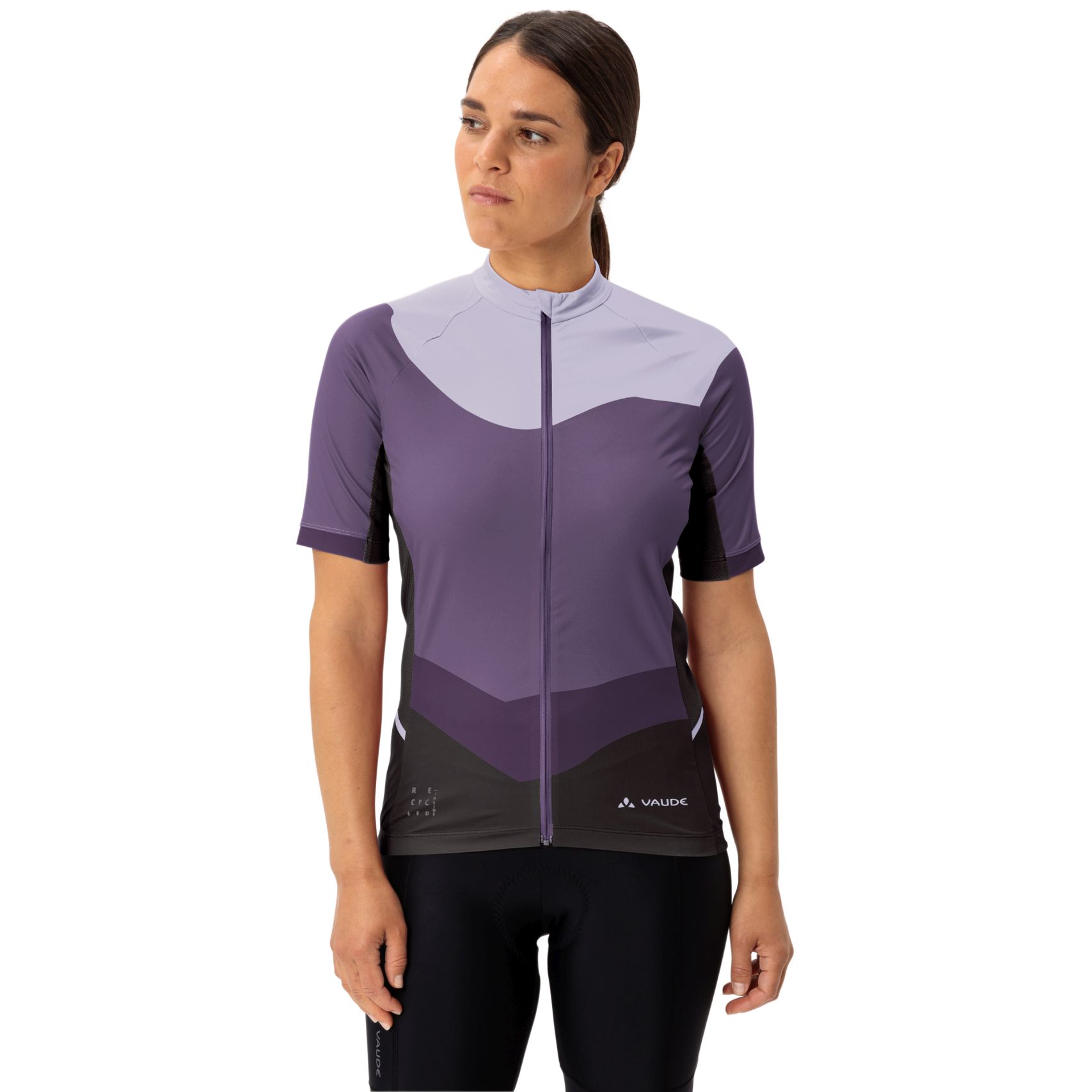 Produktbild von Vaude Posta Full Zip III Kurzarmtrikot Damen - mulberry