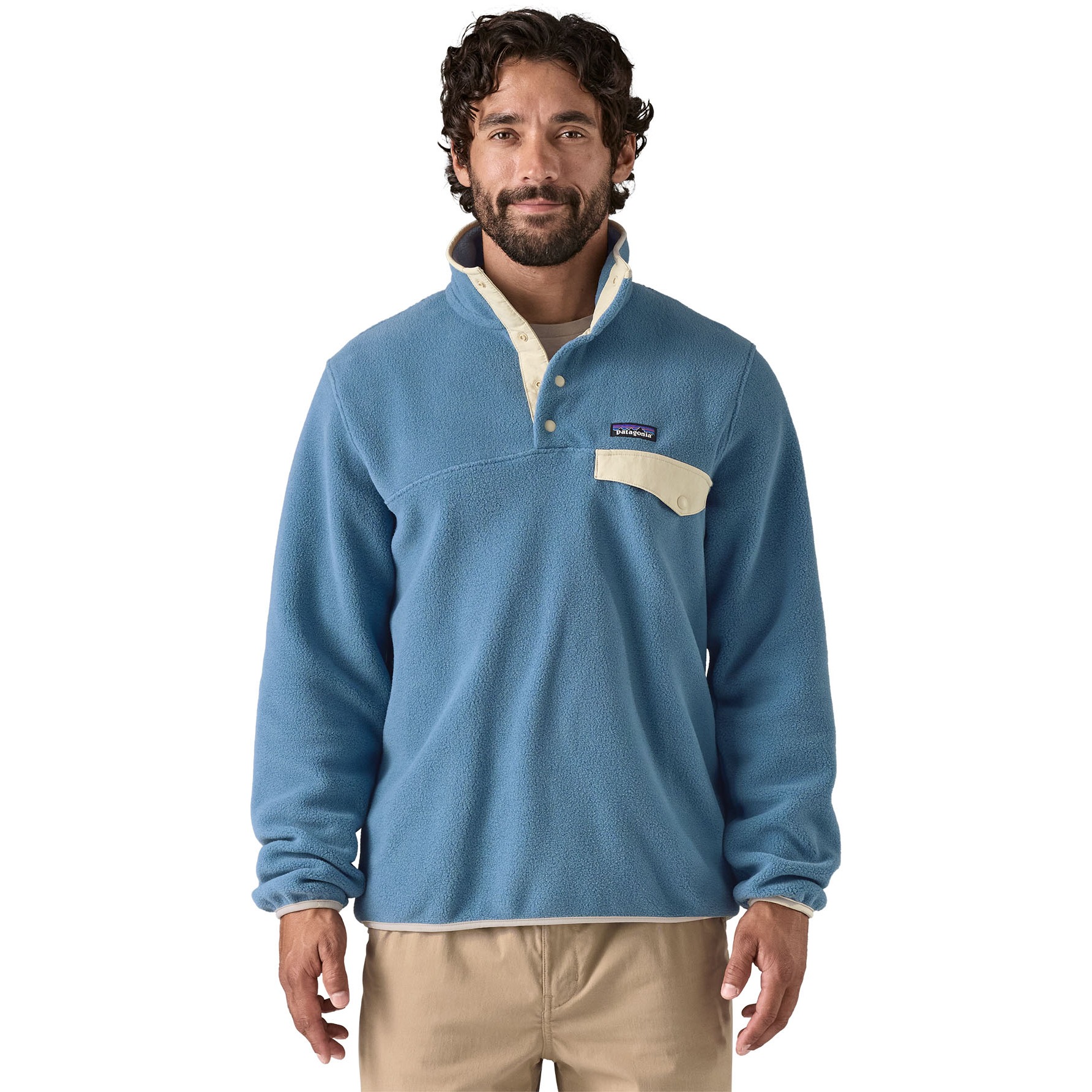 Photo produit de Patagonia Polaire Homme - Lightweight Synchilla Snap-T - Still Blue