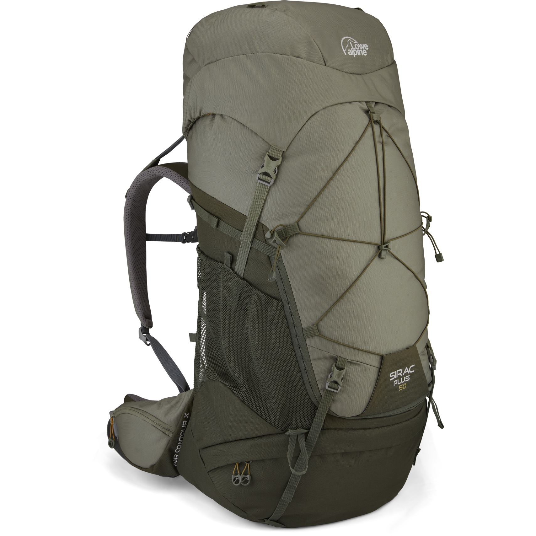 Picture of Lowe Alpine Sirac Plus 50L Backpack - M/L - Light Khaki/Army