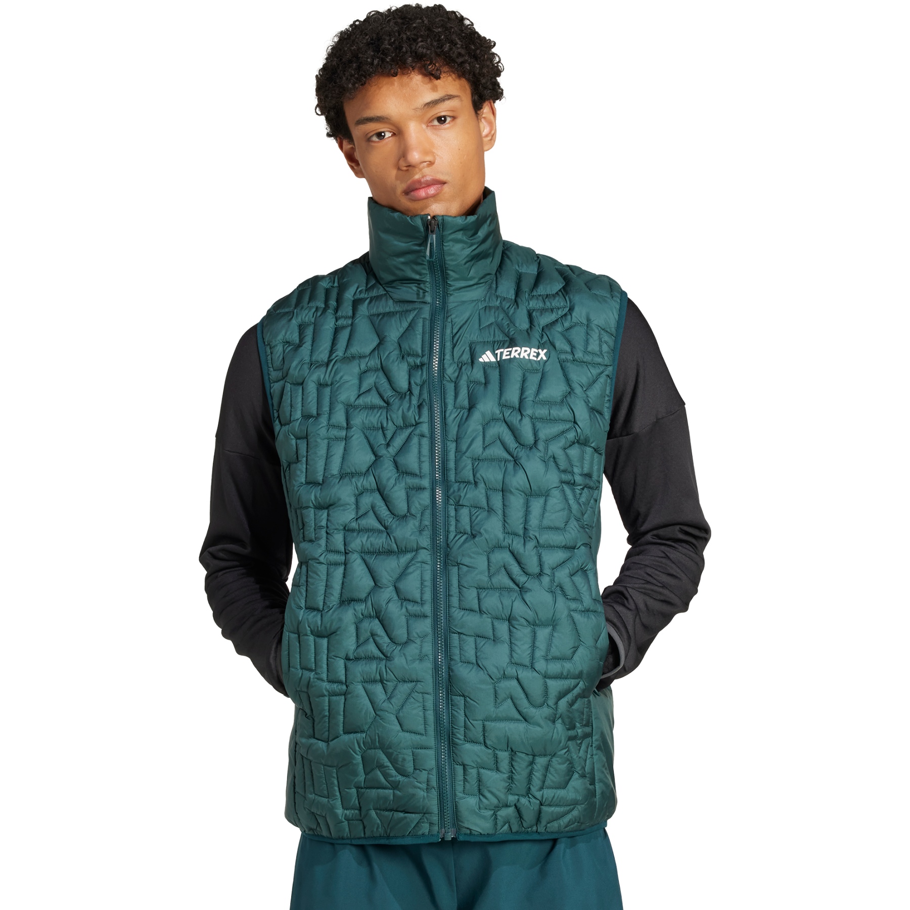 мужской жилет adidas TERREX Xperior CLIMAWARM+ PrimaLoft® Hybrid - aurora ivy JL5569