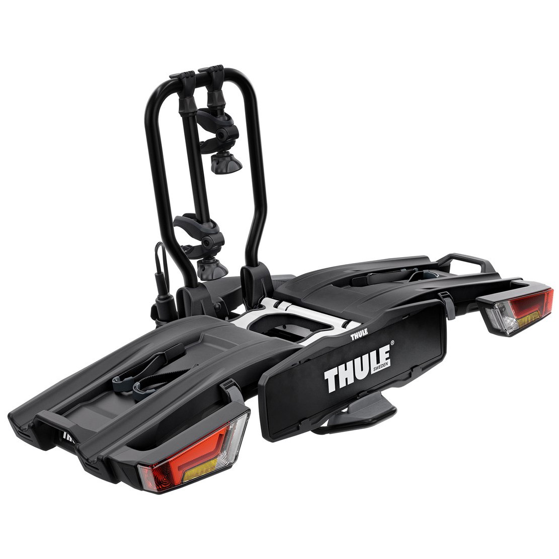 Produktbild von Thule EasyFold XT 2 Fahrradträger für zwei Fahrräder ohne Tasche und Felgenschutz - schwarz