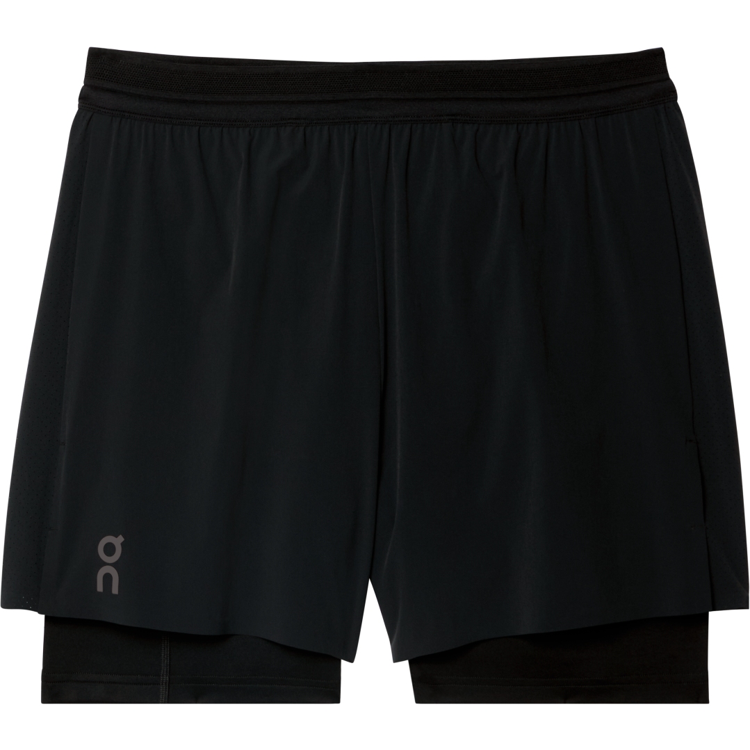 Productfoto van On 5&quot; Performance 2/1 Hardloopshort Heren - Zwart