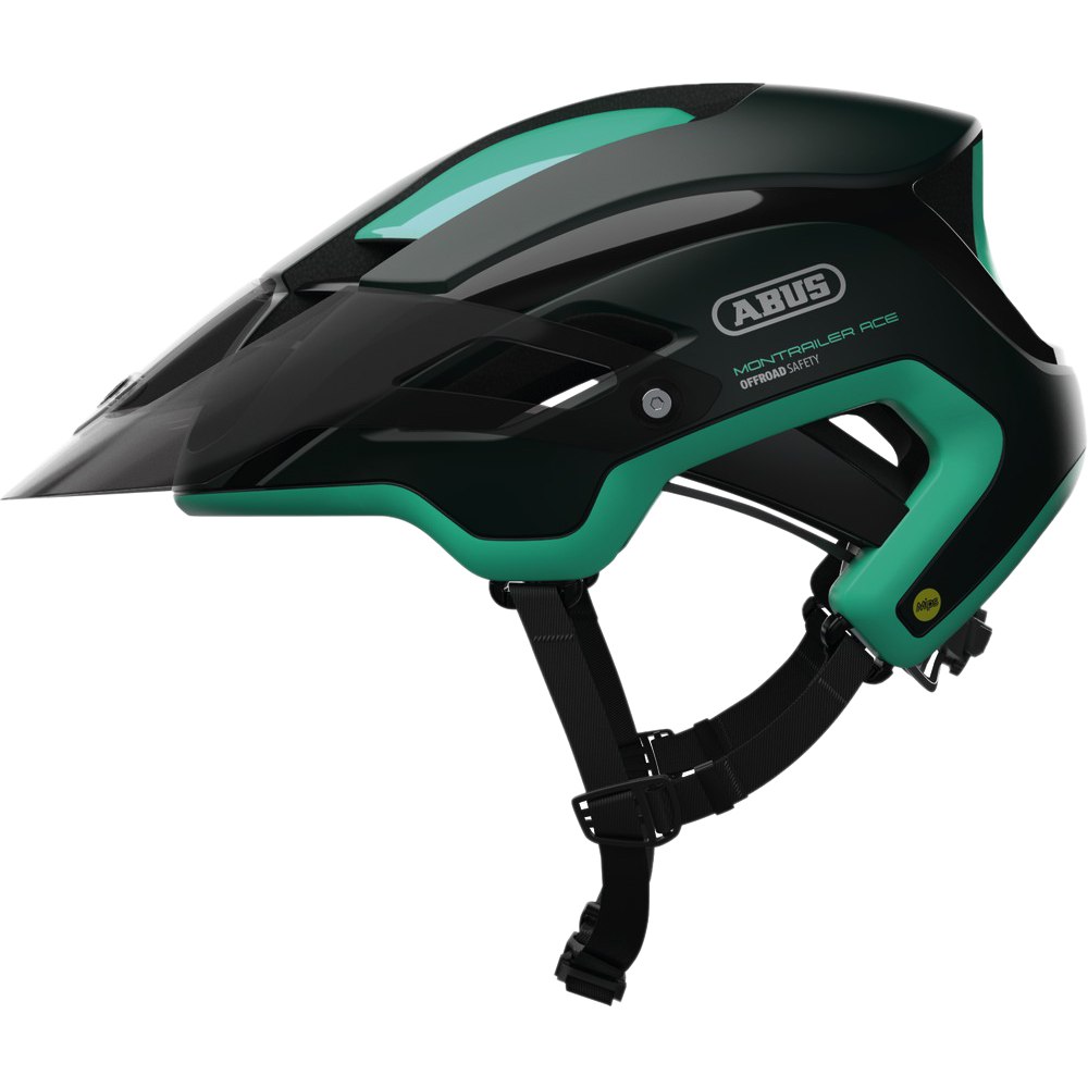 Picture of ABUS MonTrailer ACE Mips Helmet - smaragd green
