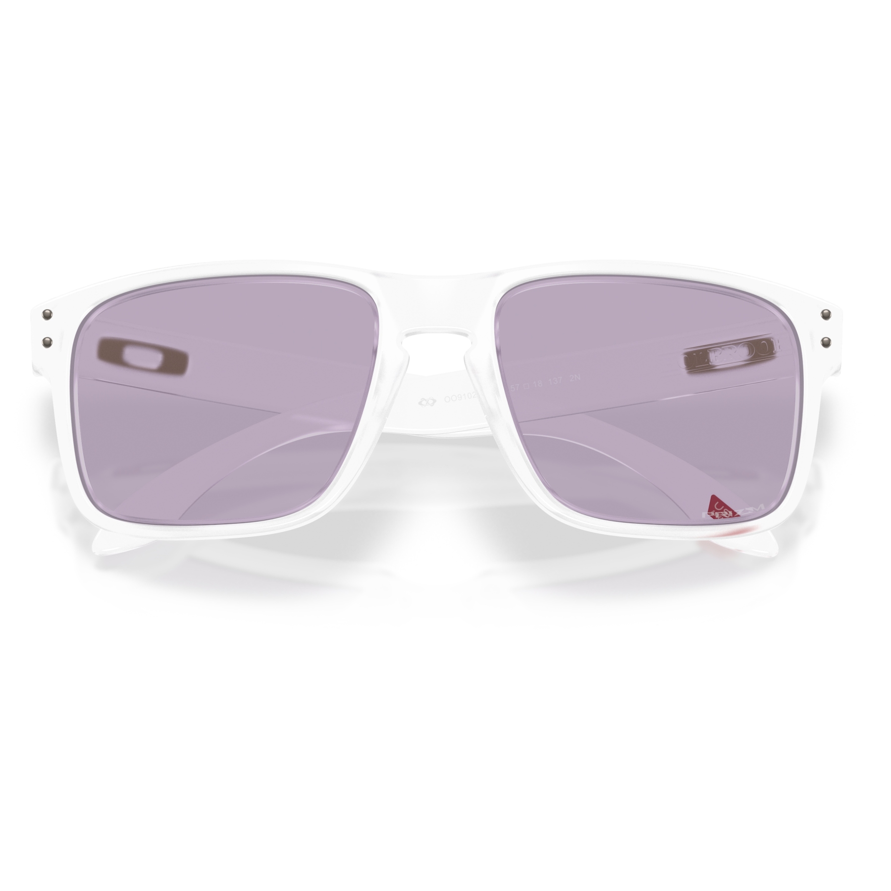 Oakley Holbrook Glasses - Matte Clear/Prizm Slate - OO9102-AO55
