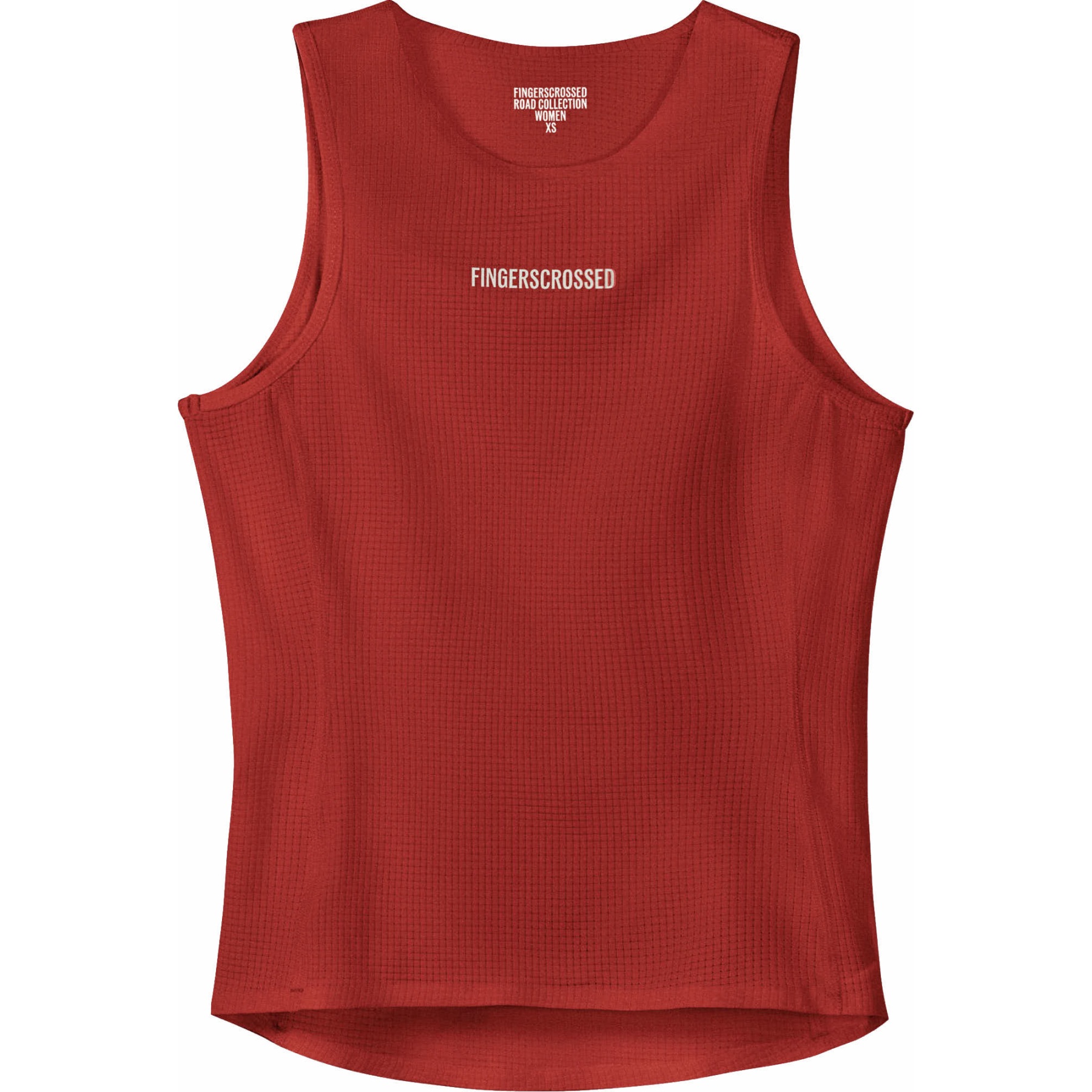 Photo produit de FINGERSCROSSED Maillot de Corps sans Manches Femme - Road - Brick