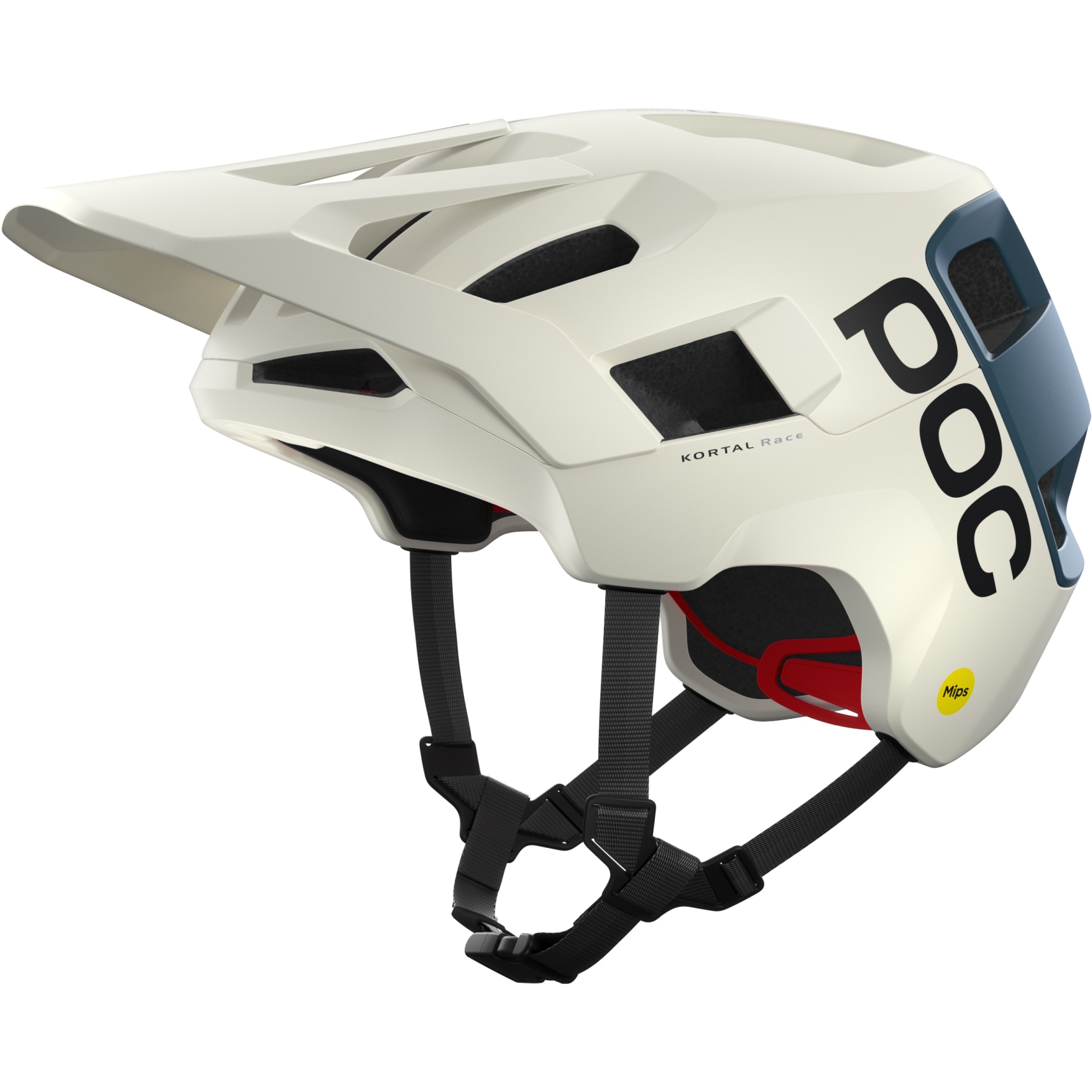 Picture of POC Kortal Race MIPS Helmet - 8777 Selentine Off-White/Calcite Blue Matt