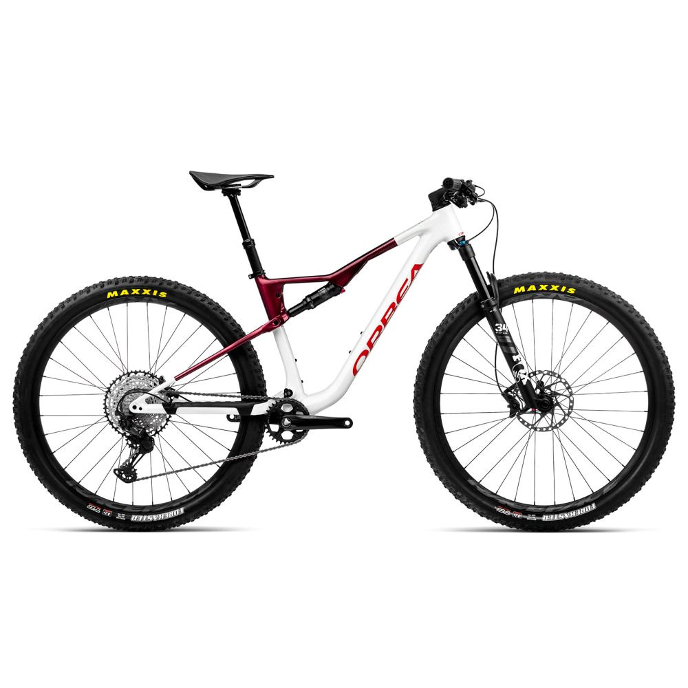 Picture of Orbea OIZ H10 XT Mountain Bike - 2023 - White Chic - Shadow Coral (gloss)