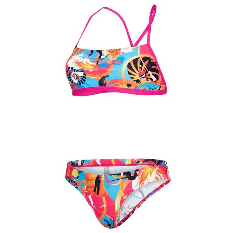Bild von Speedo Women's Allover Digital 2 Piece Bikini - electric pink/spearmint/bondi