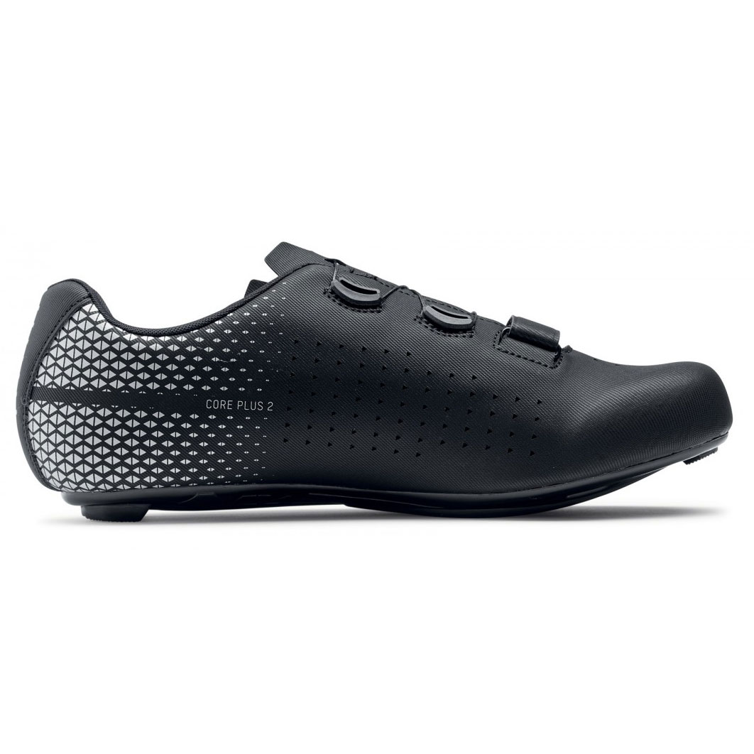 Produktbild von Northwave Core Plus 2 Rennradschuhe Herren - schwarz/silber 17
