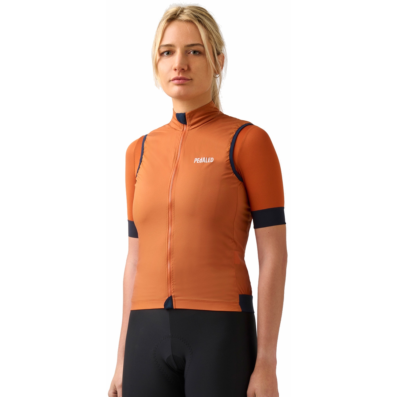 Picture of PEdALED Essential Windproof Vest Women - Bombay Brown