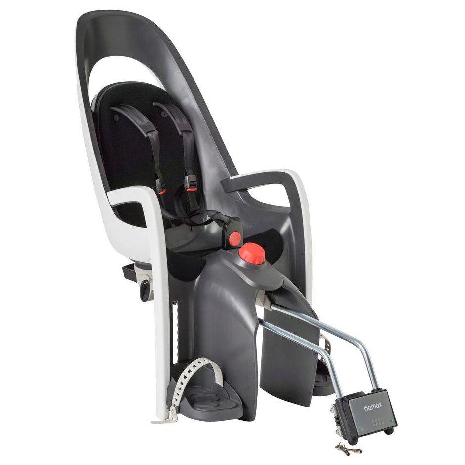 Productfoto van Hamax Caress Fiets-Kinderzitje - grey/white/black