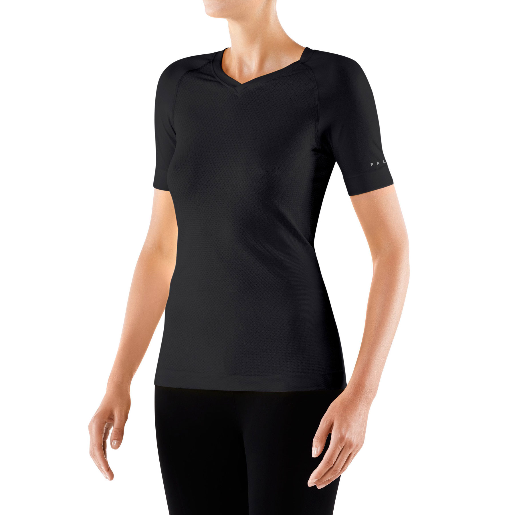 Produktbild von Falke Cool T-Shirt Damen - schwarz 3000