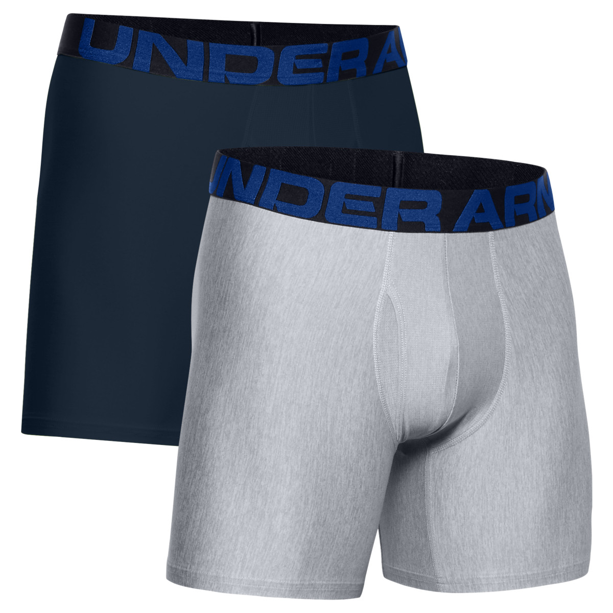 Produktbild von Under Armour UA Tech™ Boxerjock® (15 cm) Boxershorts Herren – 2er-Pack - Academy/Mod Gray Light Heather