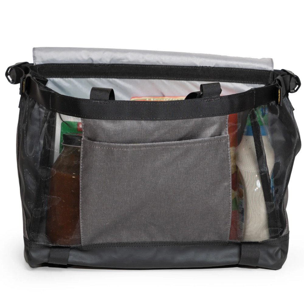 Burley Travoy Upper Market Bag 22L dark grey