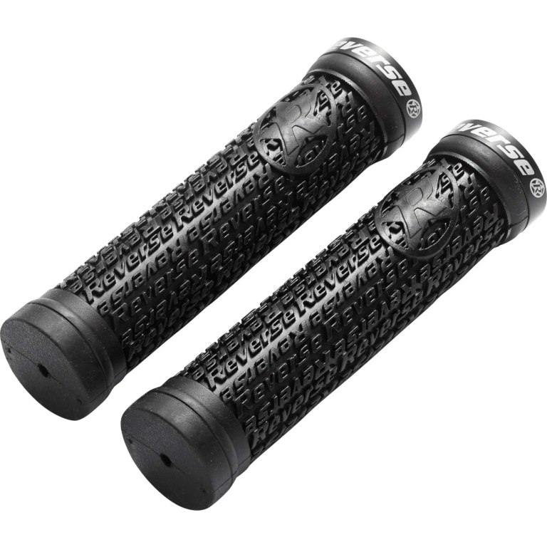 Picture of Reverse Components Grips Stamp Single Lock On - 30mm - black / black
