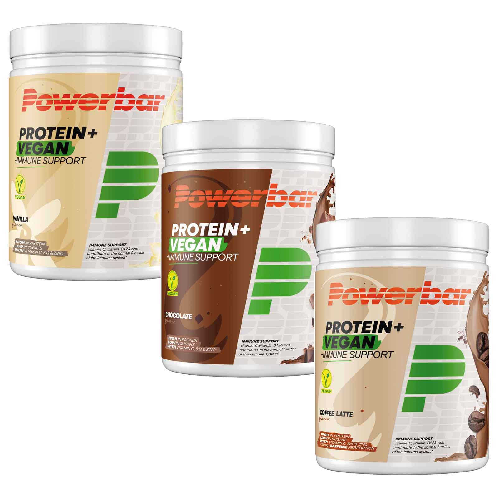 Picture of Powerbar Protein+ Vegan Immune Support - Beverage Powder - 570g