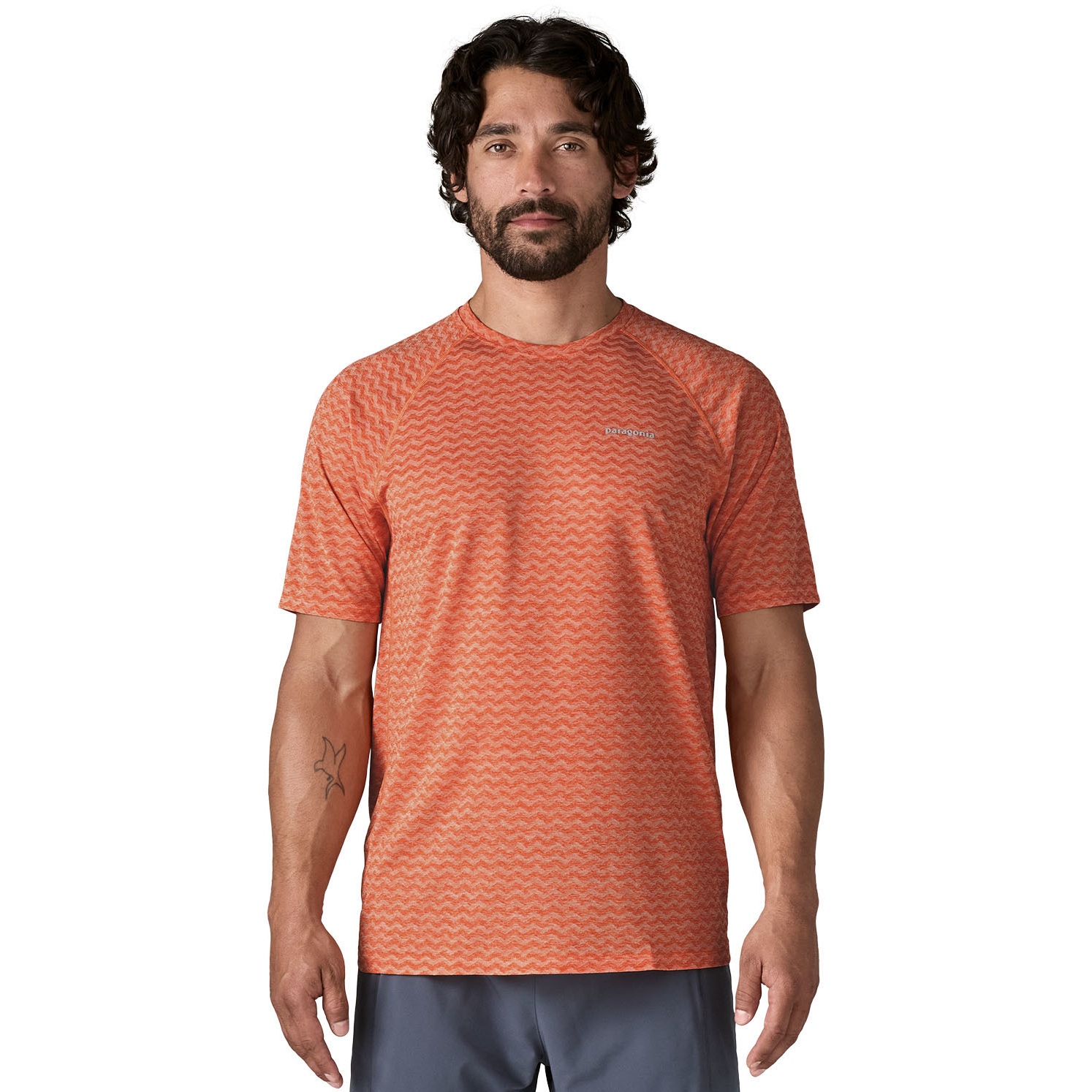 Photo produit de Patagonia T-Shirt Homme - Ridge Flow - Pollinator Orange