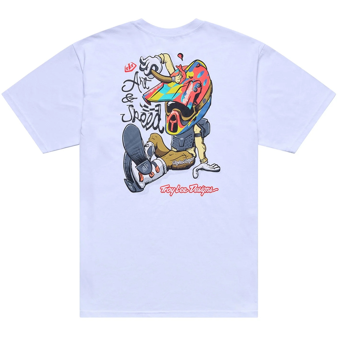 Troy Lee Designs Short Sleeve Tee Men - Heritage White | BIKE24