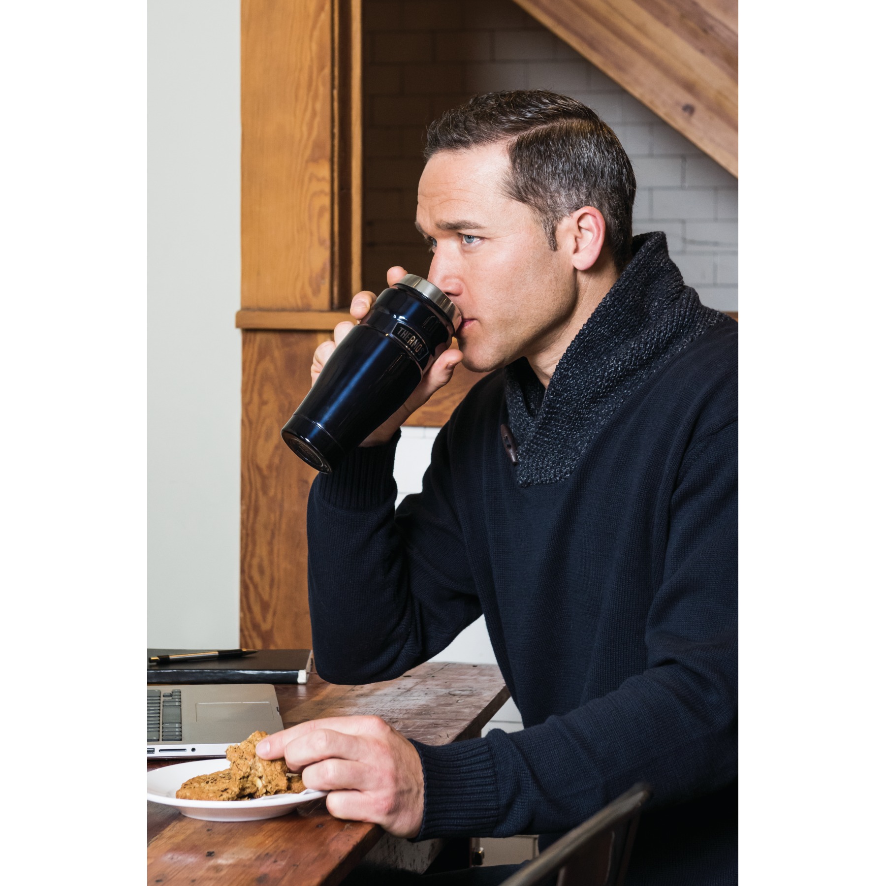 THERMOS® Stainless King Thermobecher 0.47L - midnight blue polished