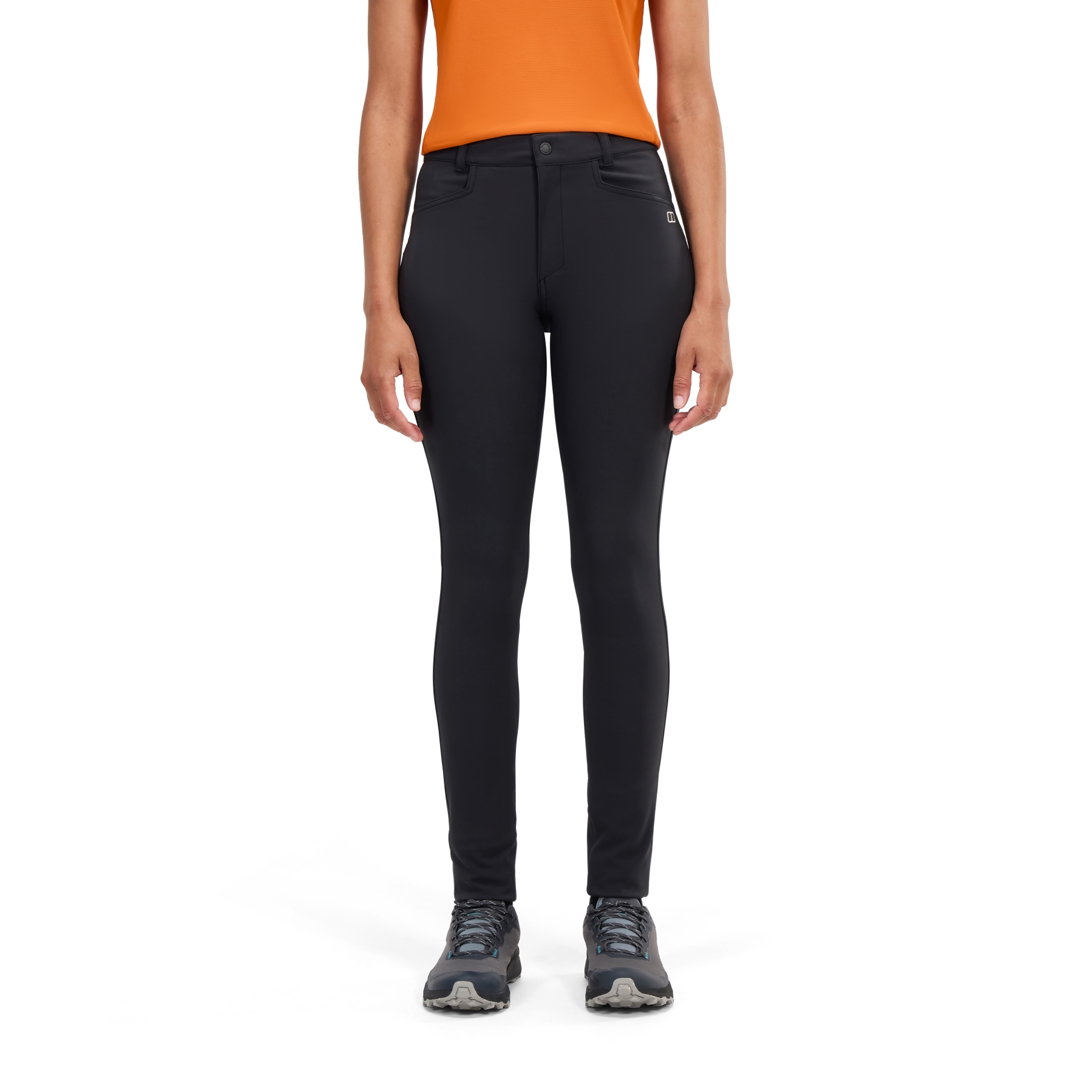 Produktbild von Berghaus Everyday Skinny Stretch Hose Damen - Schwarz/Schwarz