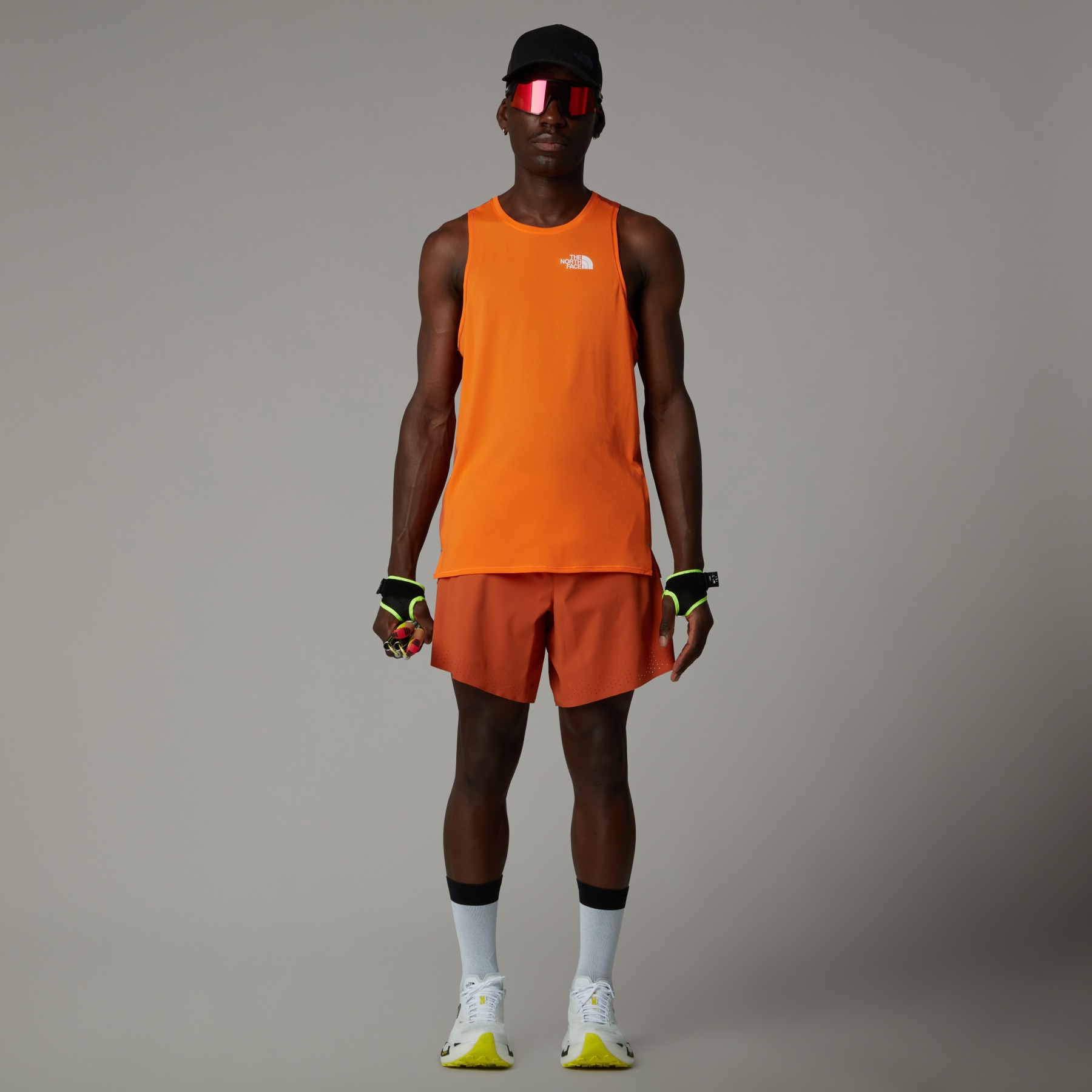 Tシャツ・カットソー [The North Face] M'S SUMMIT HIGH TRAIL TANK - ORANGE DIORIRBR.jpg