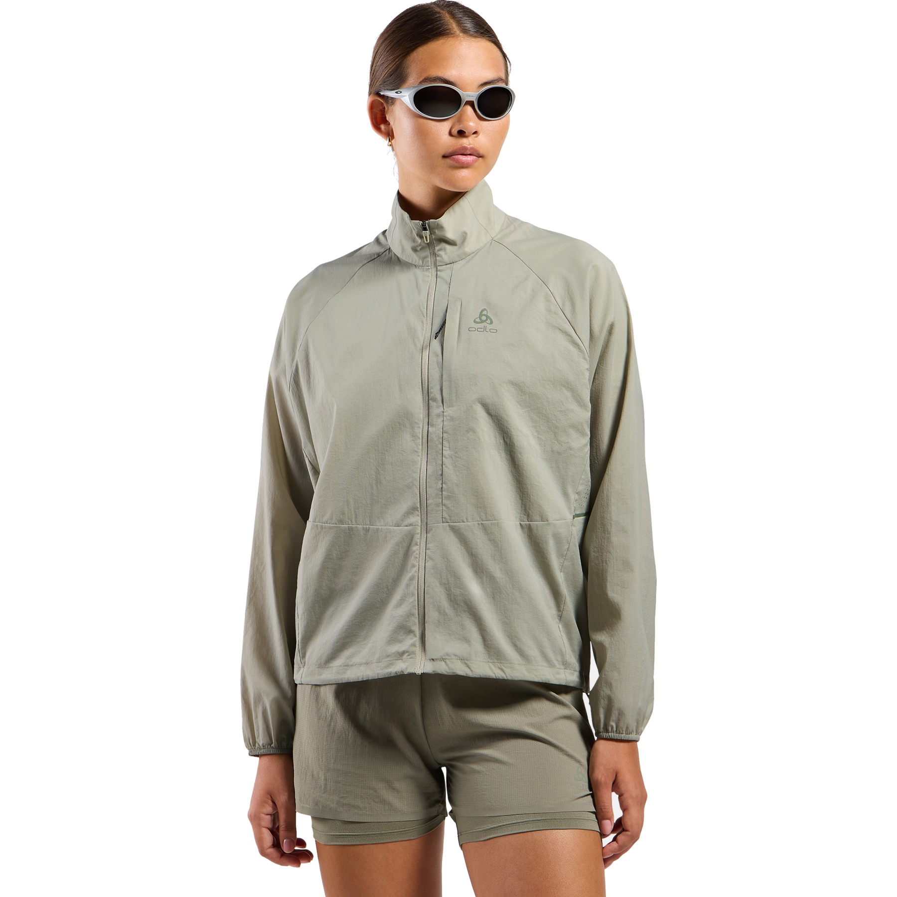 Zdjęcie: Odlo Zeroweight Running Jacket 2.0 Women - agate gray