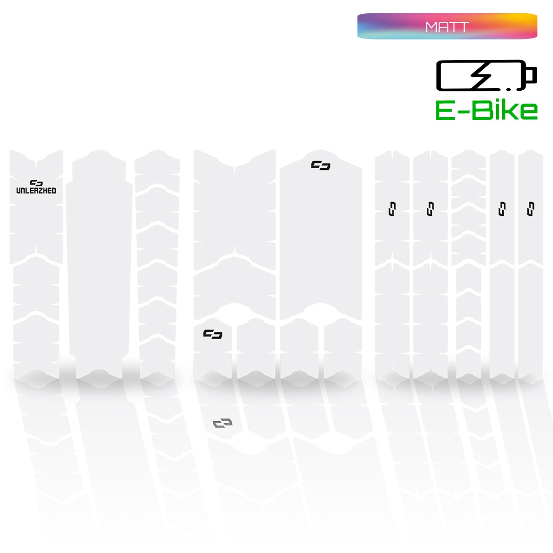 Foto de Unleazhed Vinilo Bicicleta - E-Frame Unscratch BP01-E XXL - Clear Matt