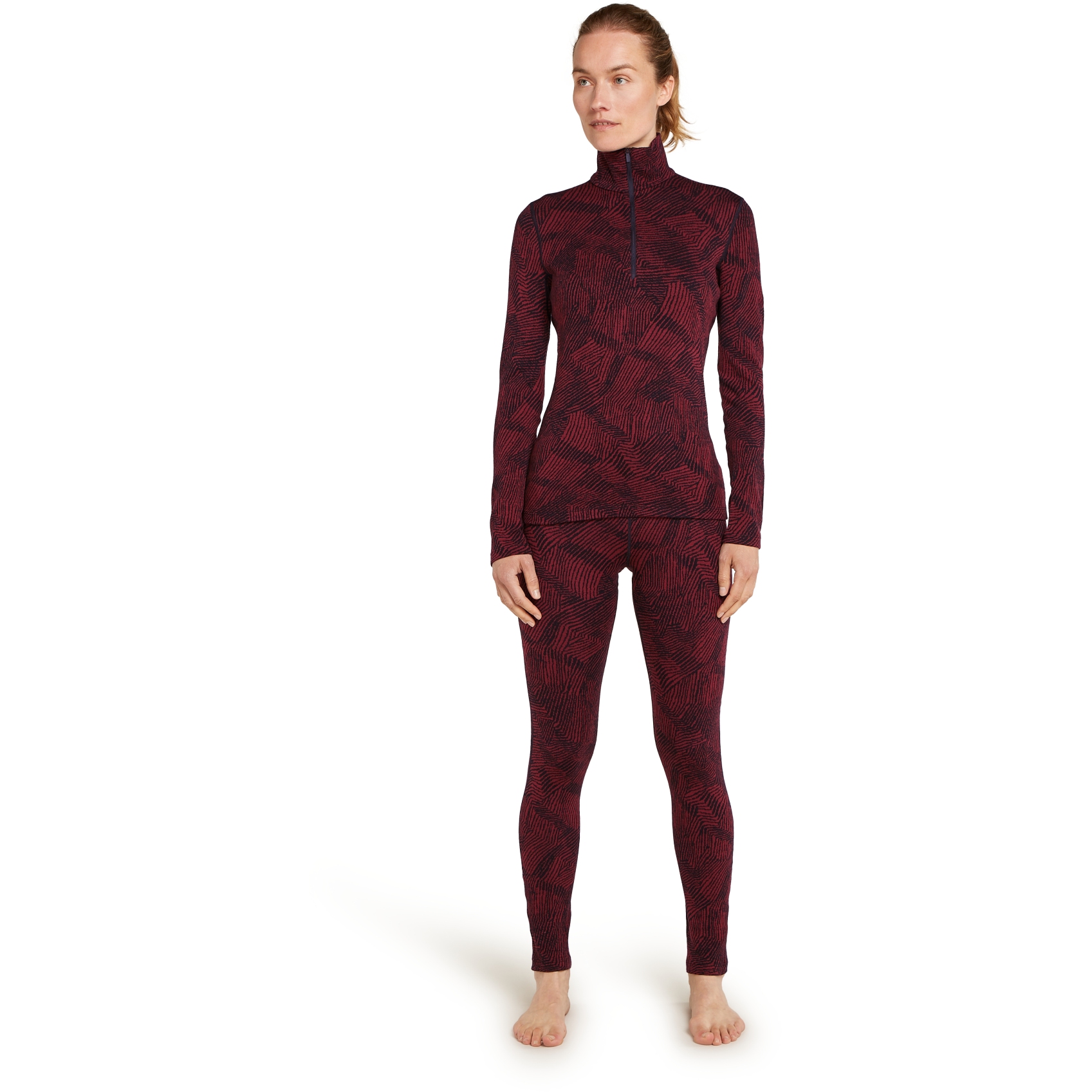 Icebreaker Calzamaglia Donna Merino 260 Vertex Frozen Forms