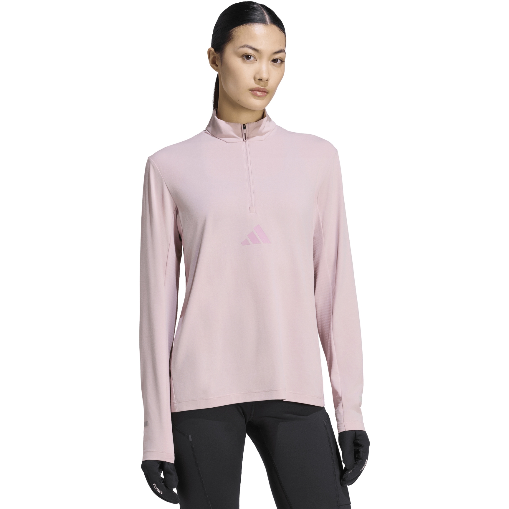 adidas TERREX Xperior Half-Zip Longsleeve Women - dual lilac
