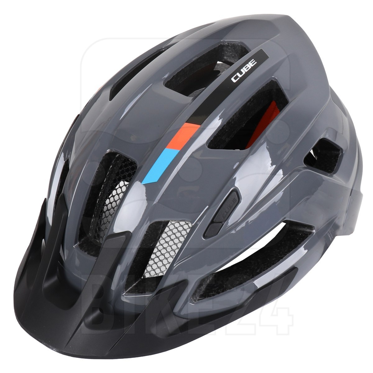Picture of CUBE Helmet STEEP X Actionteam - grey´n´orange