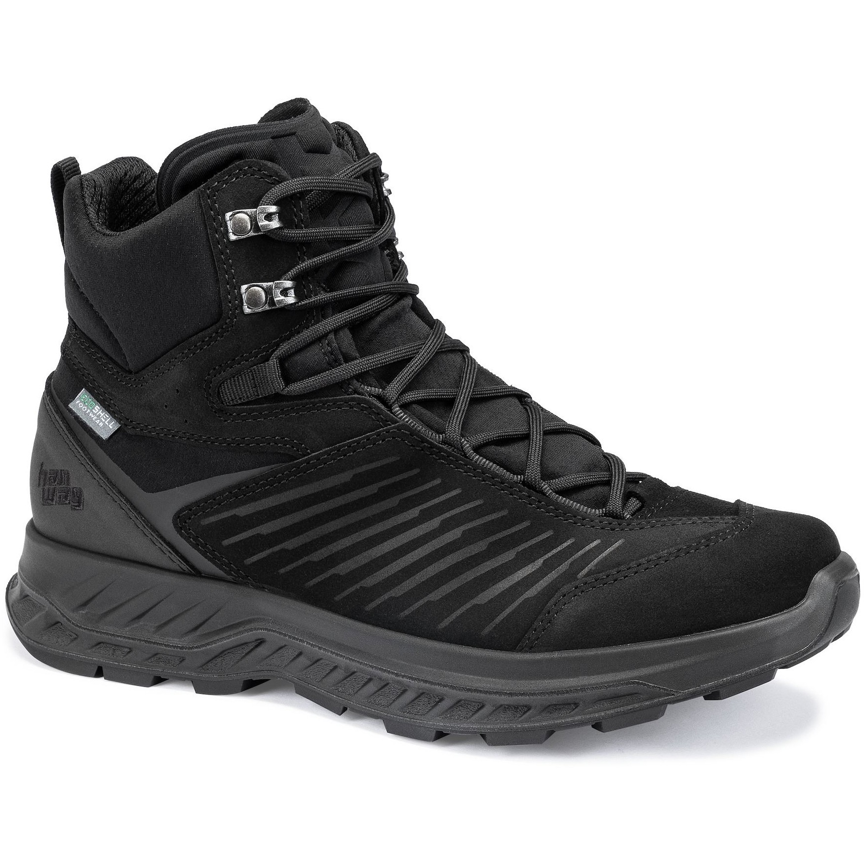 Picture of Hanwag Blueridge ES Hiking Shoes - Black/Black