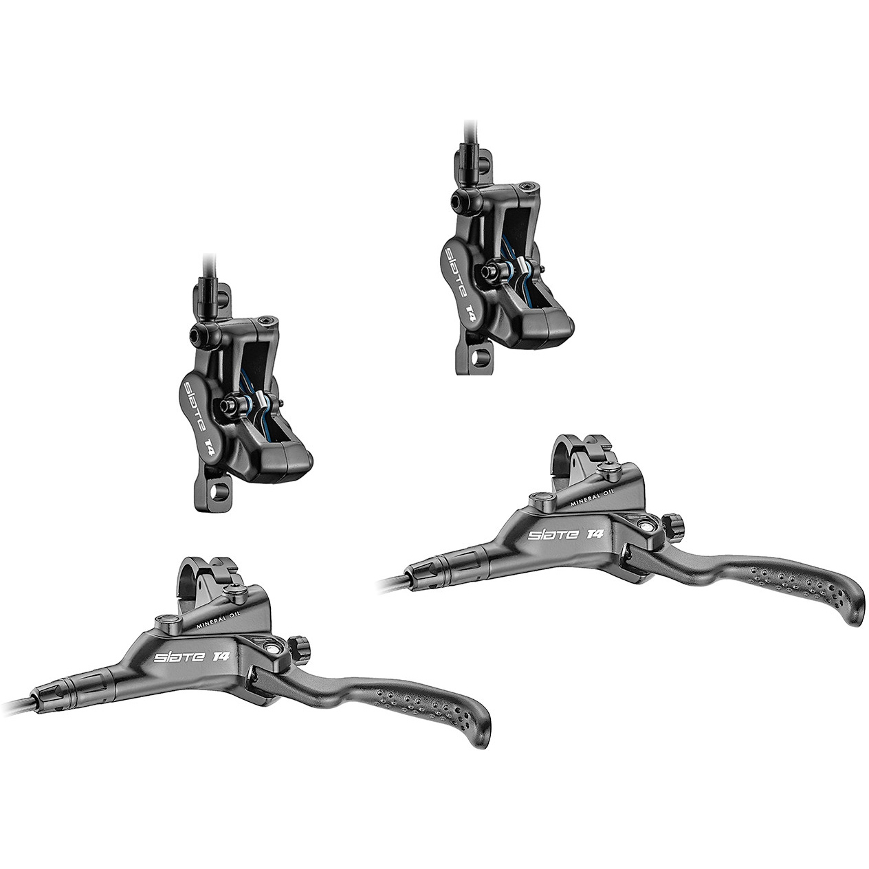 Picture of TRP Slate T4 HD-M806 Hydraulic Disc Brake - Set (Front + Rear) | black