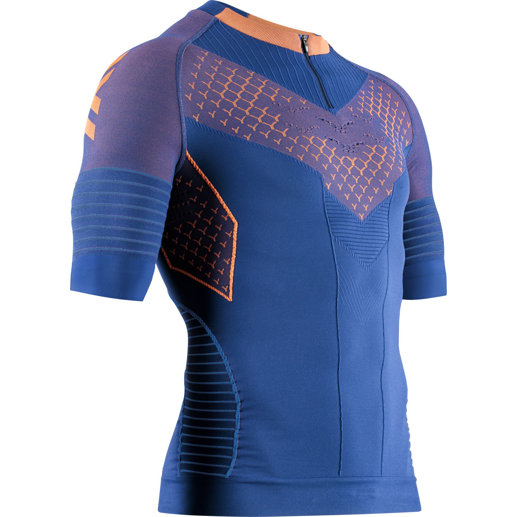 Produktbild von X-Bionic Twyce Race Laufshirt Herren - blueprint/orange