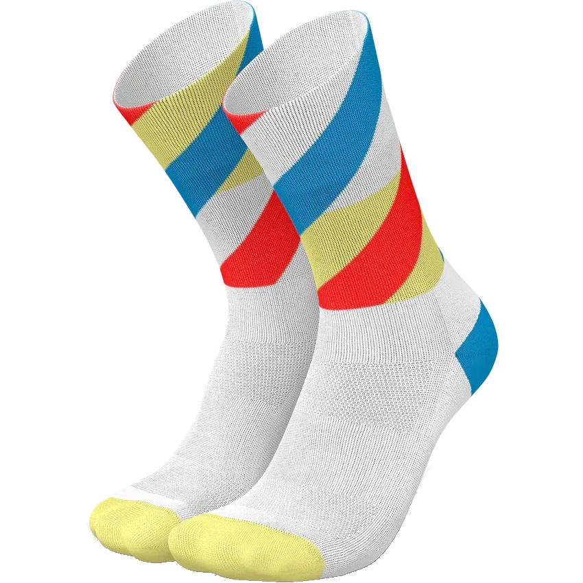 Produktbild von INCYLENCE Running Loops Socken - Weiß Blau Inferno