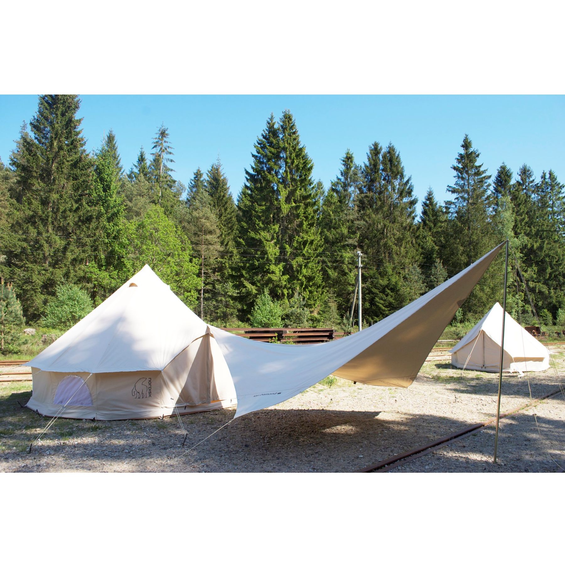 Nordisk Kari Diamond 10 m² Tarp - Natural