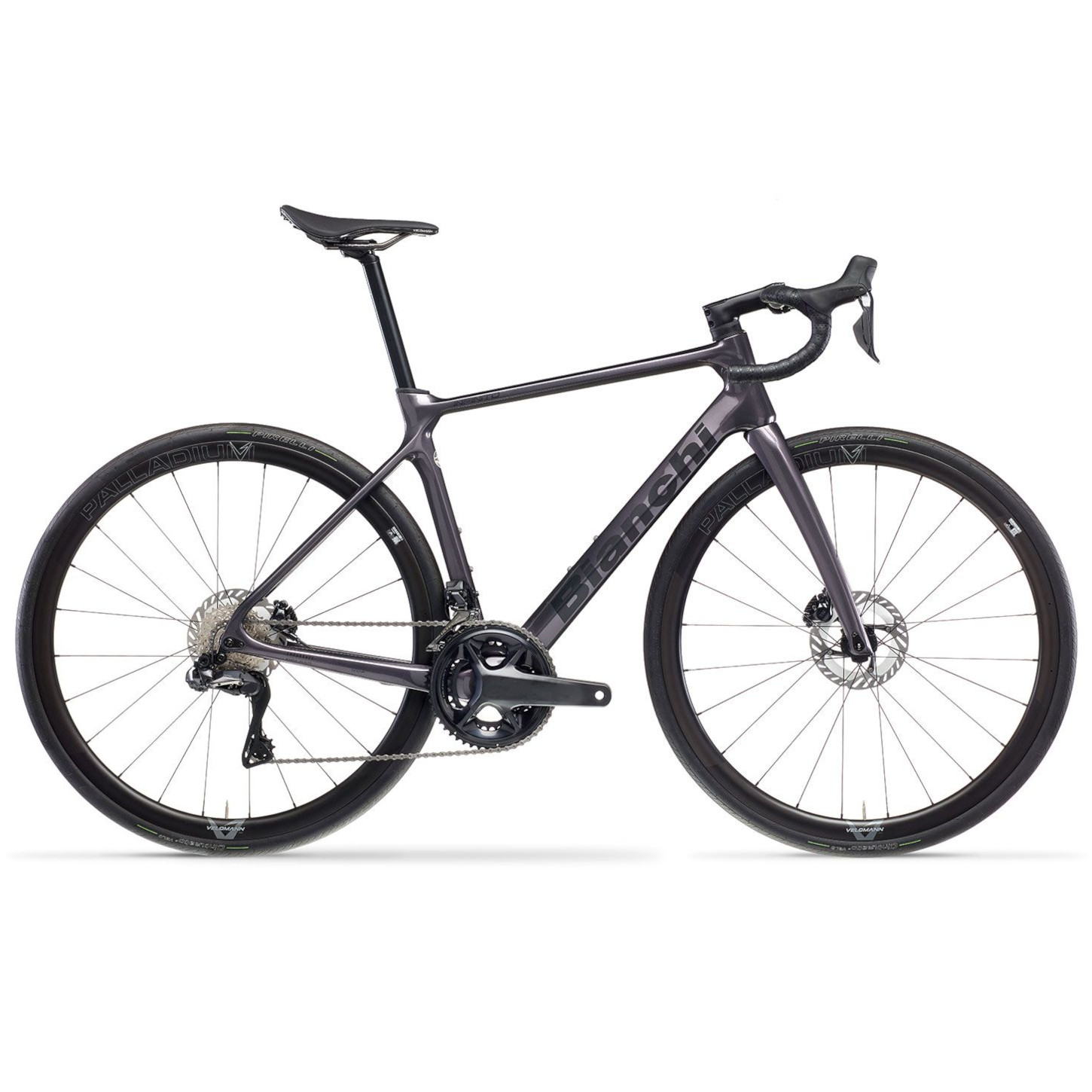 Picture of Bianchi INFINITO ICR Palladium - 105 - Carbon Road Bike - 2025 - deep dive purple / black glossy - matt logo