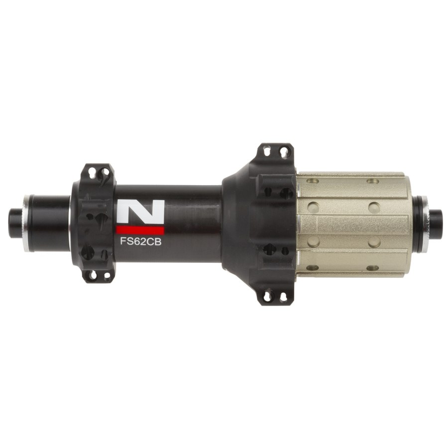 Produktbild von Novatec FS62CB-11S UD-Carbon Straight Pull Hinterradnabe - 24H - QR - schwarz