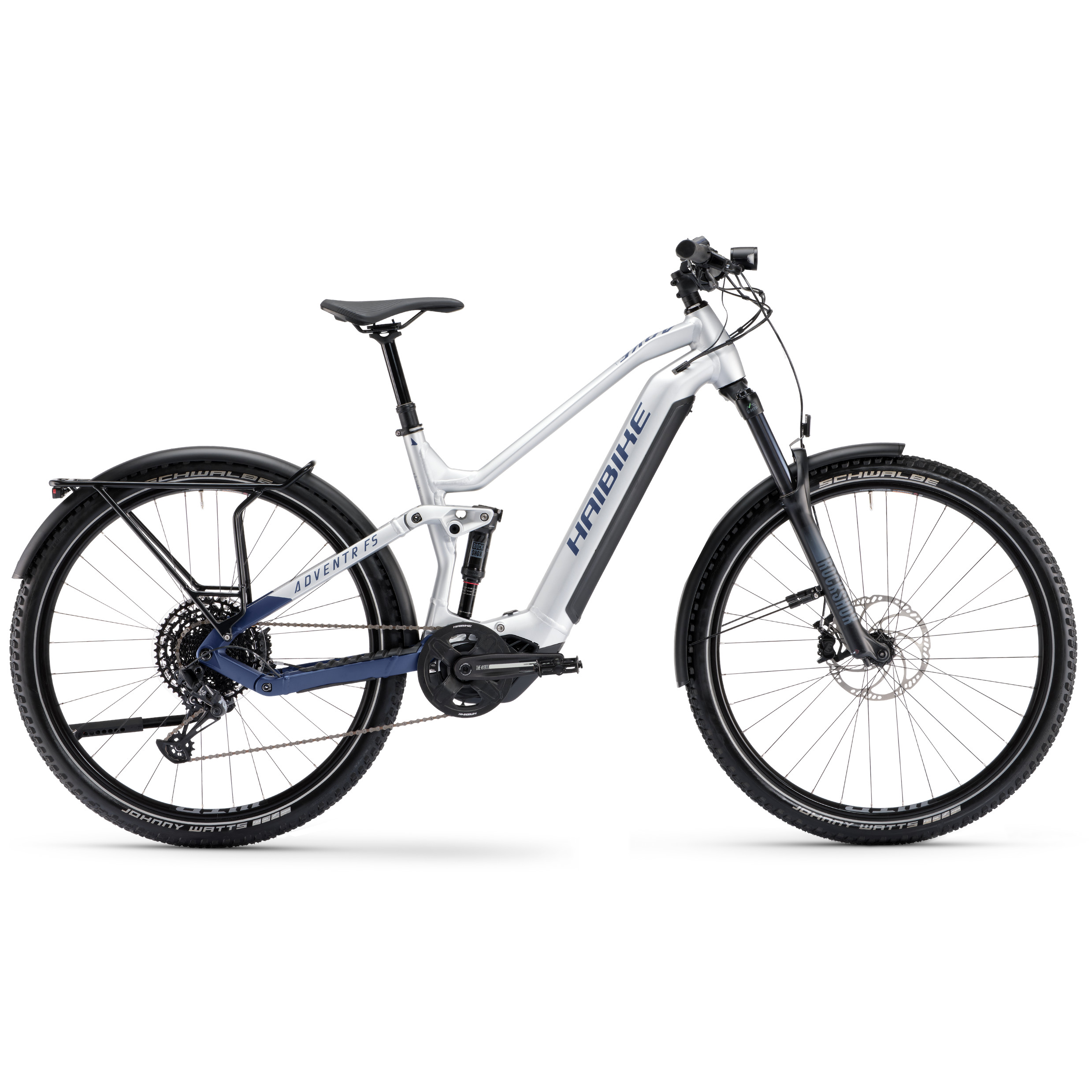 Productfoto van Haibike ADVENTR 9 i720Wh - 29&quot; Trekking E-Bike  - 2024 - silver/dark blue - matt