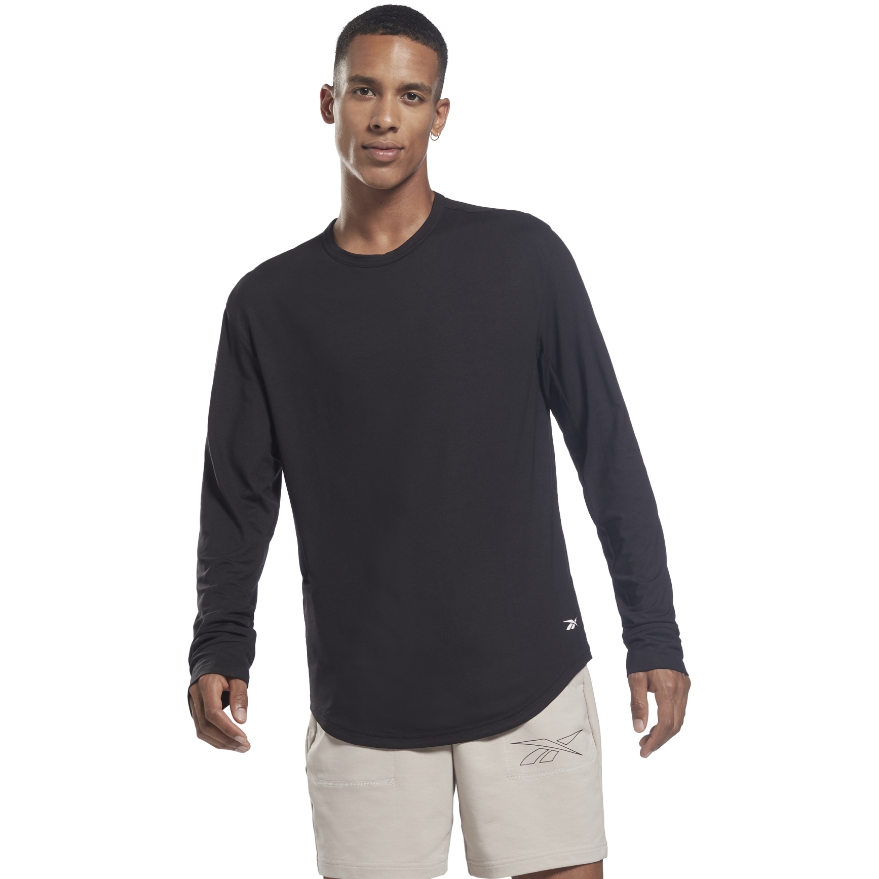 Productfoto van Reebok TS ACTIVCHILL Dreamblend Shirt met lange mouwen Heren - zwart
