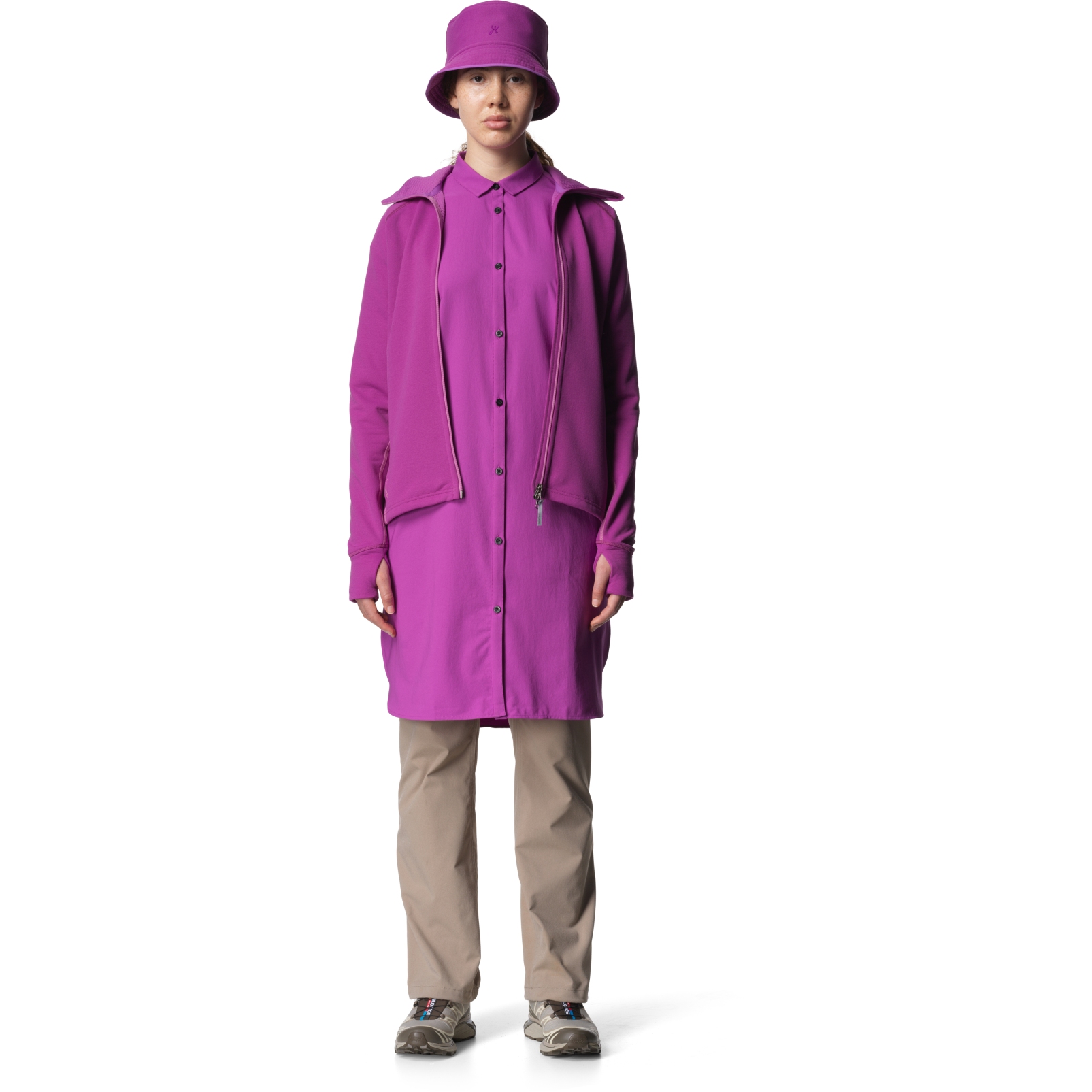 Houdini Mono Air Houdi Fleece Jacket Women Purple Up BIKE24