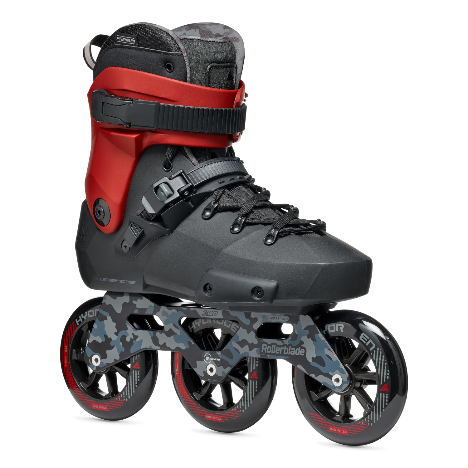 Productfoto van Rollerblade Twister 110 - Urban Inline Skates - zwart/rood