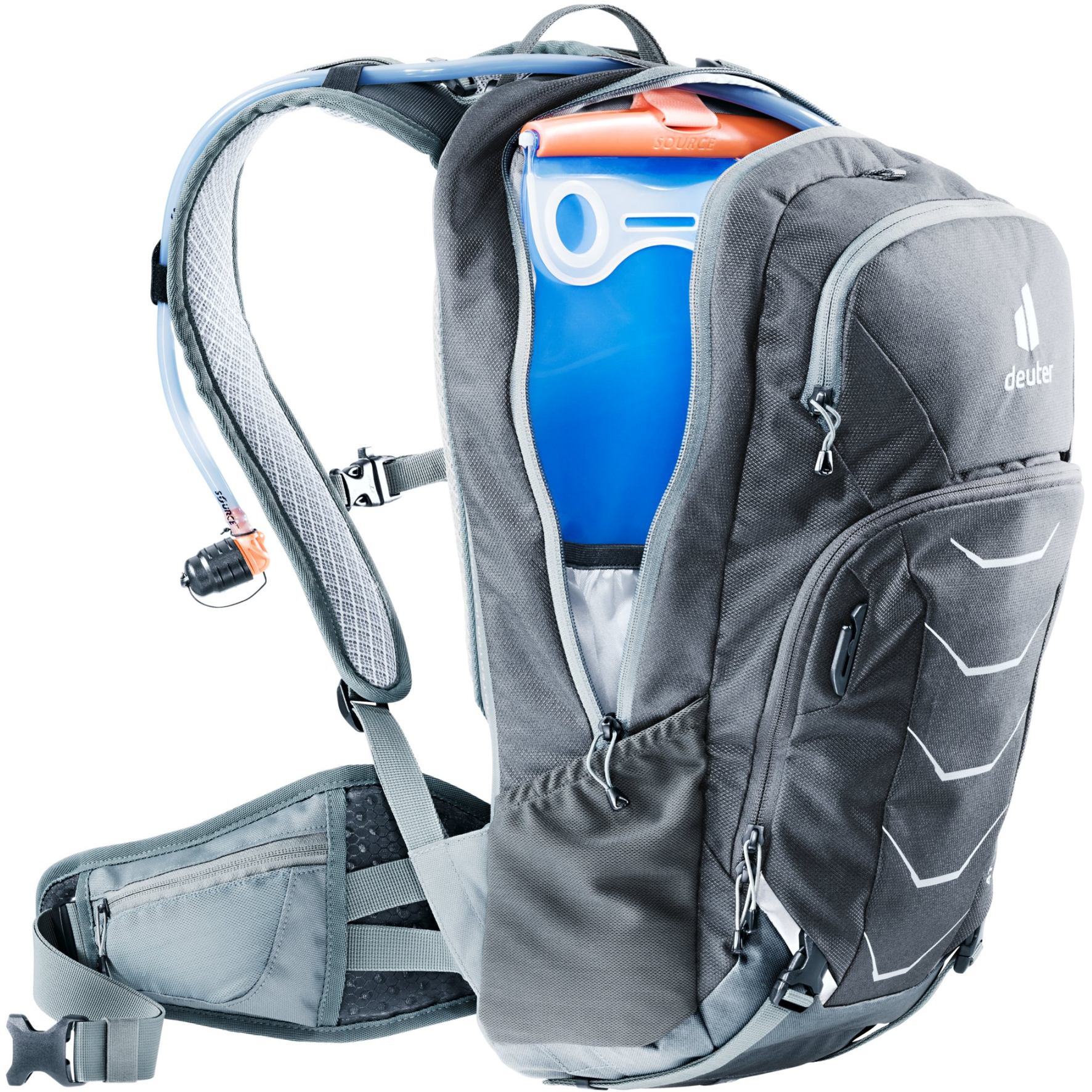 Deuter Attack 16 Protector Backpack - graphite-shale | BIKE24