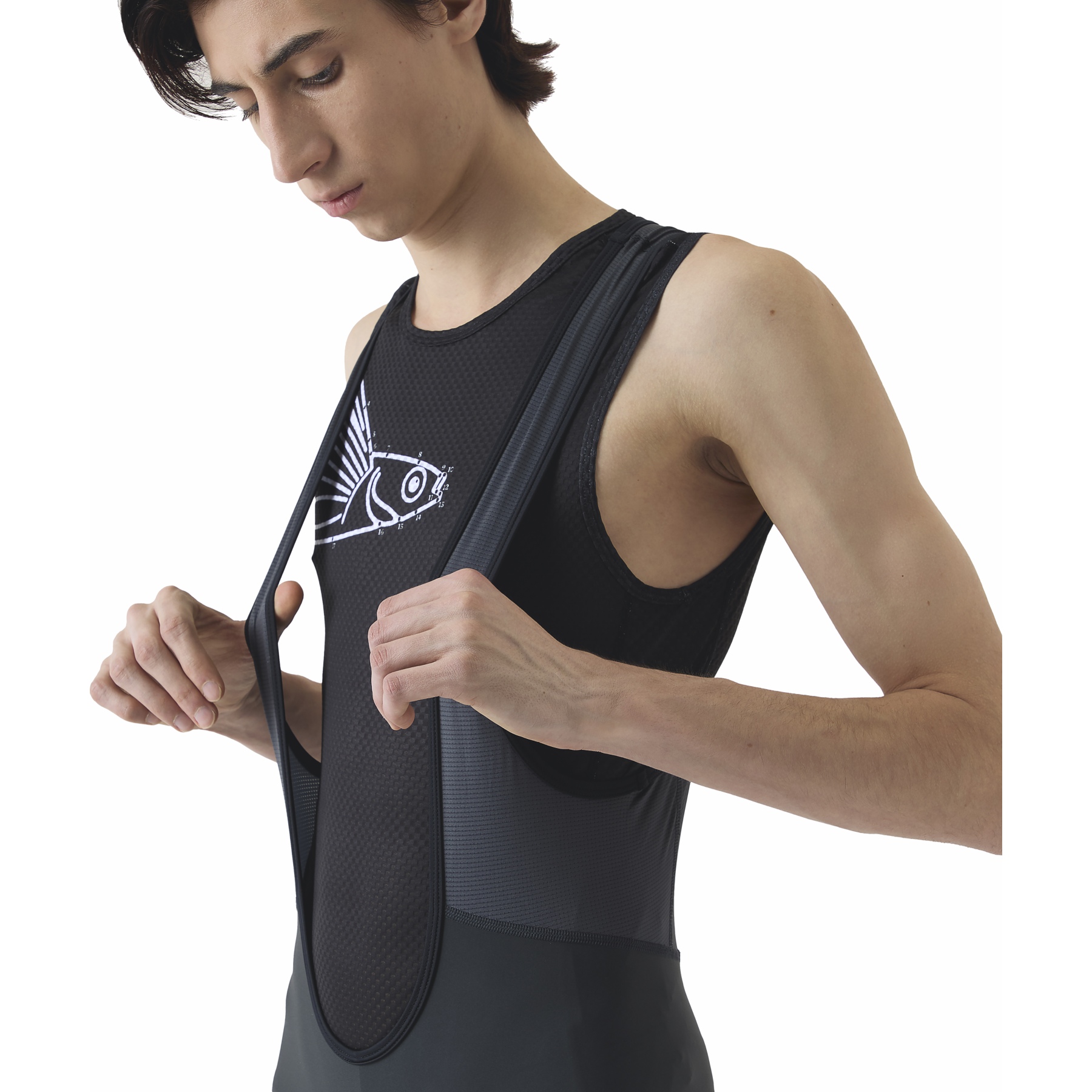 ウェア Cafe du Cycliste MARINETTE Café du Cycliste Marinette 2.0 Bib Shorts Men - anthracite | BIKE24