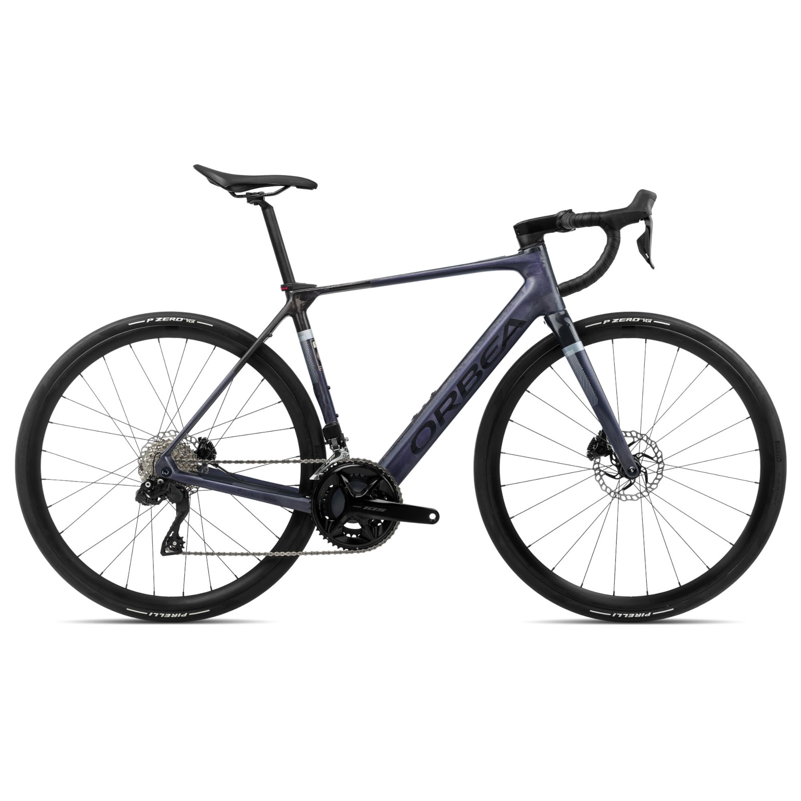 Immagine prodotto da Orbea Bicicletta da Corsa Elettrica - Orbea GAIN M30i 105 Di2 - 2024 - Tanzanite Carbon (matt) - Carbon (gloss)
