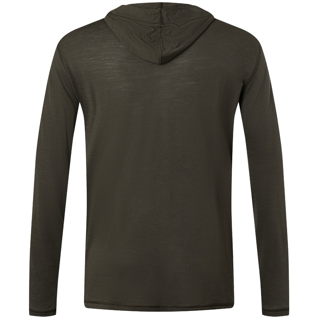 SUPER.NATURAL Summer Hoodie Men - Black Ink | BIKE24