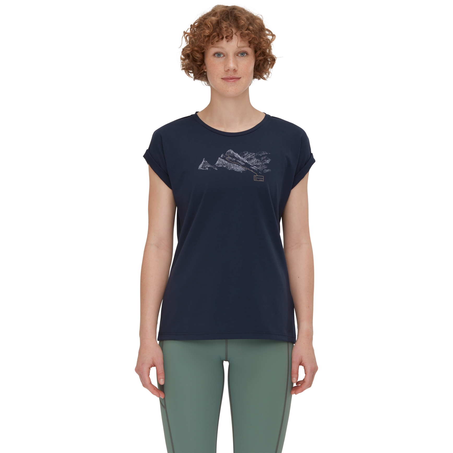 Image of Mammut Mountain Finsteraarhorn T-Shirt Women - marine