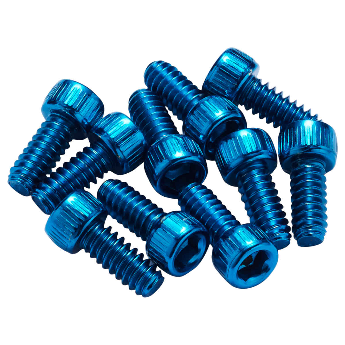 Foto de Reverse Components Acero Pins para Escape Pro &amp; Black ONE Pedales - azul