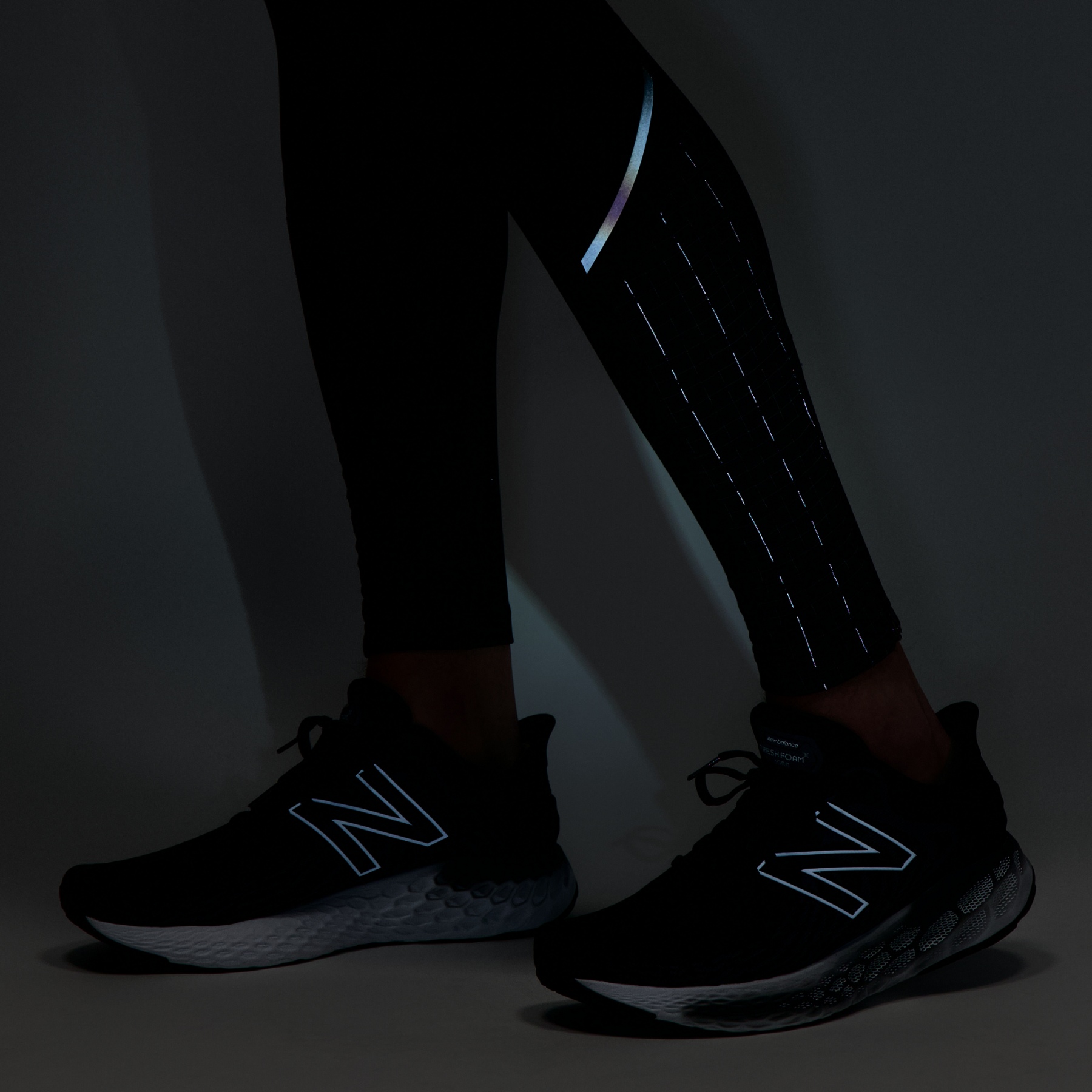 New Balance IMPACT RUN - Leggings - black/anthracite 